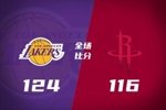 🏀湖人客场再胜火箭迎7连胜 东契奇40+9+10 詹姆斯14中13砍30分