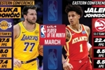 🔥月最佳出炉!东契奇场均爆轰37.5分8板7.4助 新鹰王率队13-2