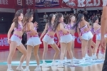 非常养眼!媒体人分享广州男篮主场啦啦队精彩表演