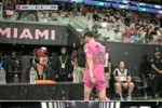 ESPN:梅西比赛中感觉自己腿筋不适,随即返回了更衣室