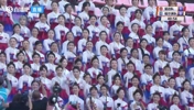 名不虚传❤!东北超延边队火出圈的“明太鱼啦啦队”在看台舞蹈
