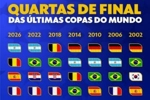 本世纪7届世界杯8强次数:巴西6次 英法阿5次 德国4次 意大利1次